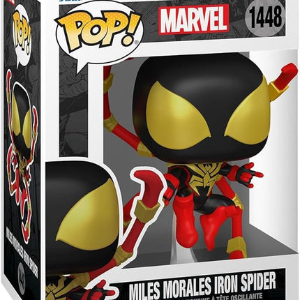 Funko POP Marvel: Spider-Man Comics - Miles Morales Iron Spider - 1/6 Odds for Rare Chase Variant - Marvel Comics - Collectable Vinyl Figure - Gift Idea - Official Merchandise - for Kids & Adults