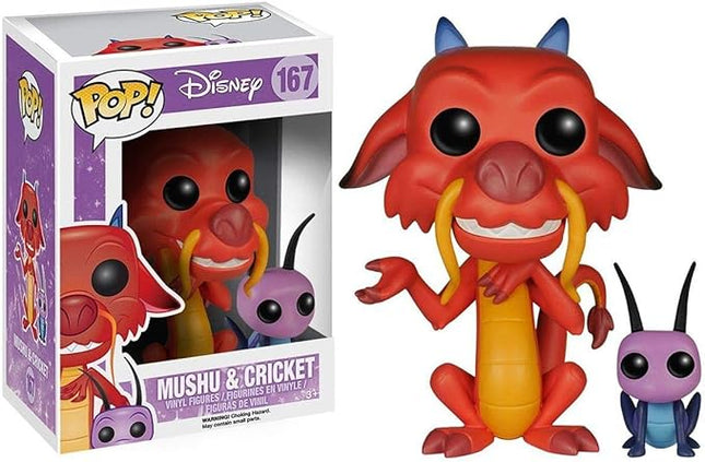 Funko Mulan Mushu and Cricket Pop Vinyl Figure