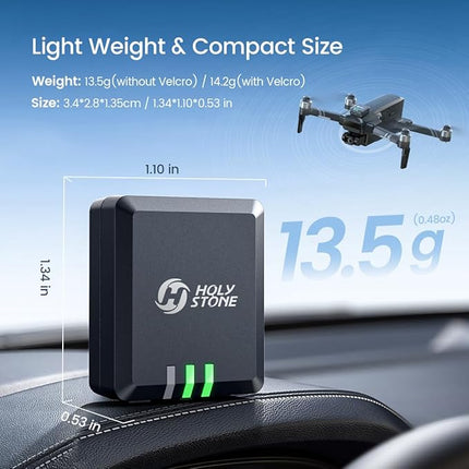 Holy Stone FAA Compliant Remote Identification broadcast Module Spare Parts for GPS Drones with Camera for Adults 4K, Remote ID broadcast Module Parts comply with US FAA Regulation; No worry about FAA