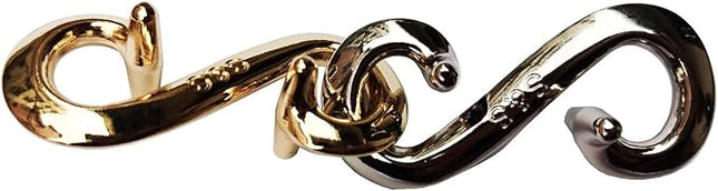 Brain Teaser 3D Unlock Interlocking Puzzle Metal Hole Lock Adult Educational Toy IQ