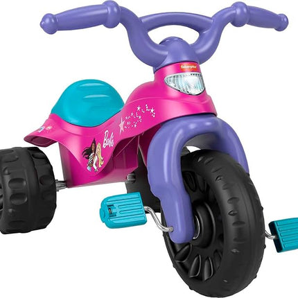 Fisher-Price Toddler Tricycle Barbie Tough Trike, Toy Bike with Handlebar Grips & Storage for Outdoor Play Kids Ages 2+ Years (Amazon Exclusive)
