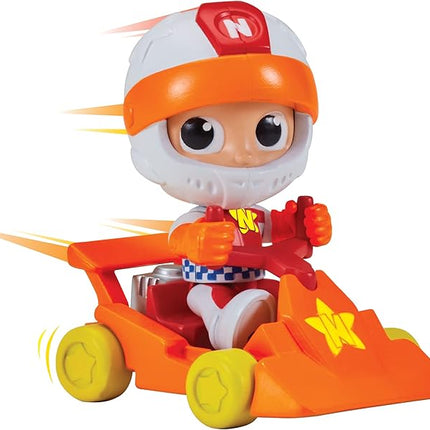 BANDAI Vlad & Niki Play Action Figure - Racer Niki Figure - Articulated Action Figurine with Accessories, Multicolor, P57556