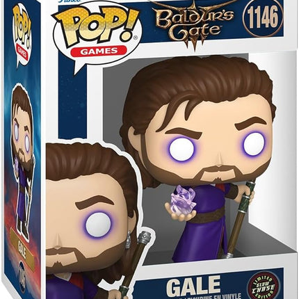 Funko Pop! Games: Baldur's Gate 3 - Gale - 1/6 Odds for Rare Chase Variant - Collectable Vinyl Figure - Gift Idea - Official Merchandise - Toys for Kids & Adults - Video Games Fans