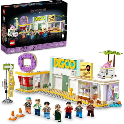 Lego Ideas BTS Dynamite Birthday Present 21339 Dynamite Adult Lego Goods Toy Block Present Music Music Boys Girls Adults