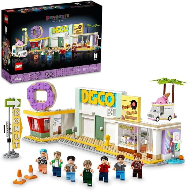 Lego Ideas BTS Dynamite Birthday Present 21339 Dynamite Adult Lego Goods Toy Block Present Music Music Boys Girls Adults