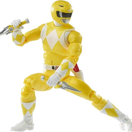 Hasbro Power Rangers Lightning Collection Mighty Morphin Yellow Ranger & Red Ranger ''Swap'' Jason & Trini Boom Comics 2-Pack 6-Inch Action Figures, (F6887)