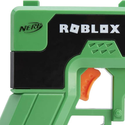 Nerf Roblox Phantom Forces: Boxy Buster Dart Blaster, Pull-Down Priming Handle, 2 Elite Darts, Code to Unlock in-Game Virtual Item
