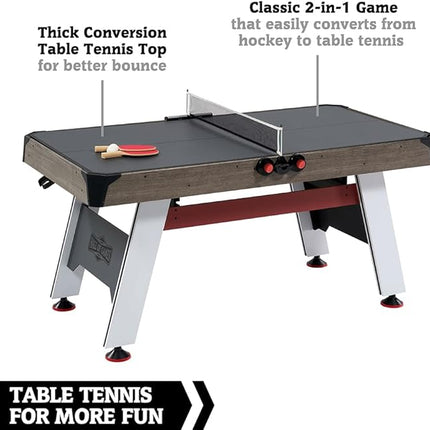 Hall of Games Air Hockey Table, Indoor Arcade Gaming Sets with Electronic Score Systems, Perfect for Family Game Rooms