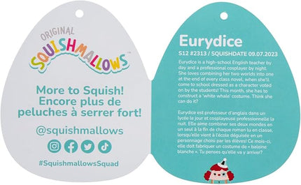 Squishmallows Original 12-Inch Eurydice Clown with Teal Star Eye Patch - Official Jazwares Plush