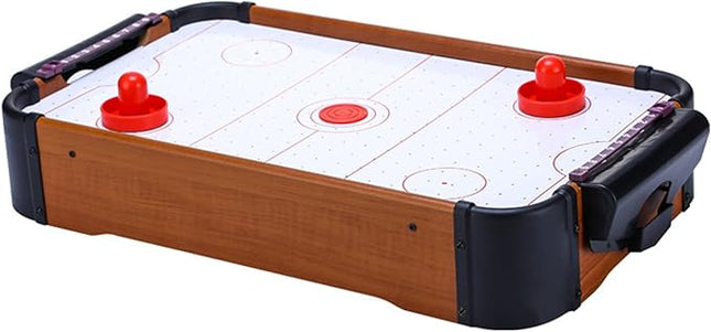 Air Hockey Game Table Air Hockey Table for Kids Tabletop Games 20 Inch Tabletop Air Hockey Table with 2 Pucks and 2 Pushers, Tabletop Air Hockey Game with Powerful Fan for Kids Game Room, Living Room