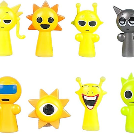 Action Figures Mystery Box,Mystery Box,Sprunky Toys Collection Decoration Set, Sprunkies Toys for Collectible Figurine Gifts Both Play and Display (8PCSA)