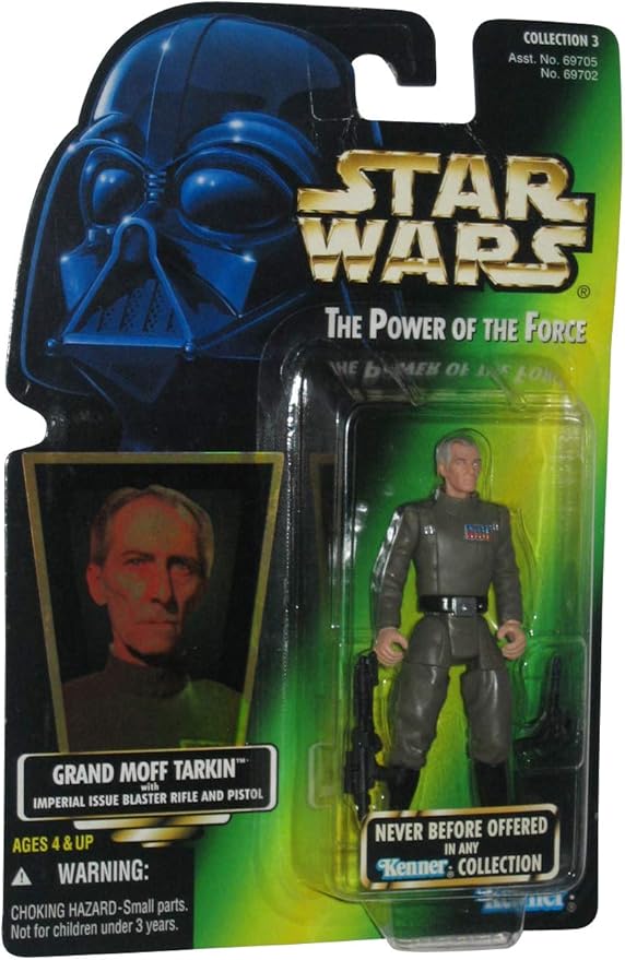 Star Wars Power of the Force Green Card Grand Moff Tarkin Action Figure 3.75 Inches