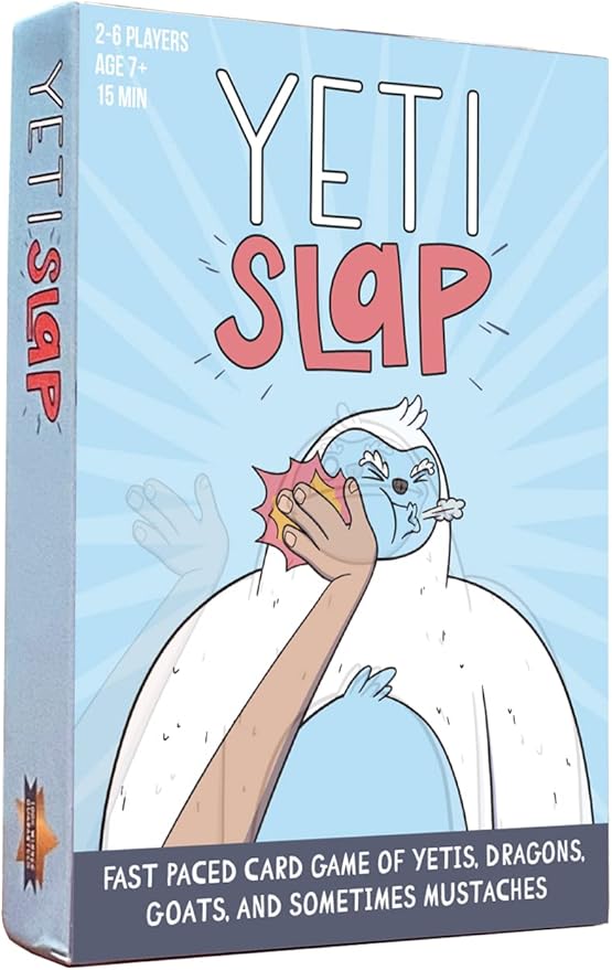 Yeti Slap - Hilarious and Competitive Card Game with Yetis, Best Card Games for Families, Adults, Teens, and Kids, Great Gift for Couples, 2-6 Players