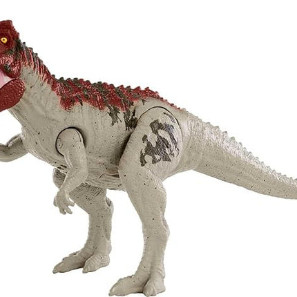 Mattel Jurassic World Camp Cretaceous Roar Attack Dinosaur Action Figure, Ceratosaurus Dino Toy with Strike Motion & Sounds