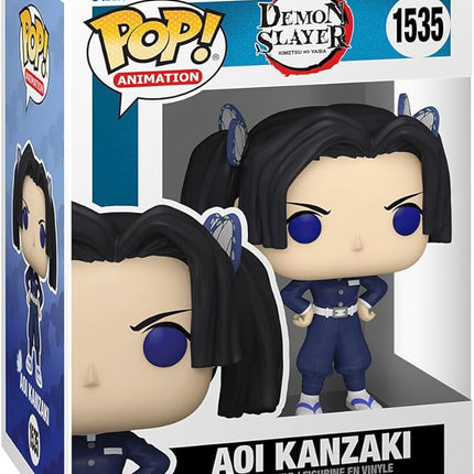 Funko POP! Animation: Demon Slayer - Aoi Kanzaki - 1/6 Odds for Rare Chase Variant - Collectable Vinyl Figure - Gift Idea - Official Merchandise - for Kids & Adults - Anime Fans