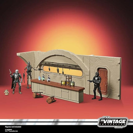 STAR WARS The Vintage Collection The Mandalorian Nevarro Cantina Playset, Imperial Death Trooper (Nevarro) Action Figure, (F3902)