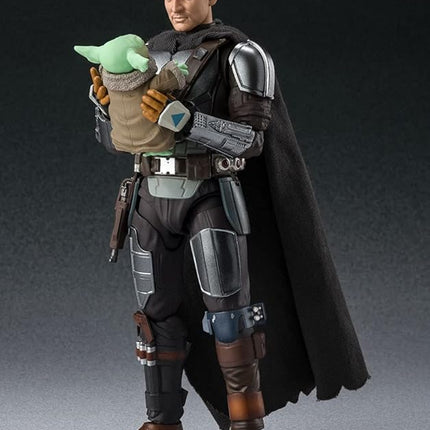 S.H. Figuarts Star Wars The Mandalorian (Din Jalin), Approx. 5.9 inches (150 mm), ABS & PVC & Cloth, Pre-painted Action Figure