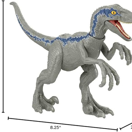 Jurassic World Dominion 2022 Movie Series Ferocious Pack Velociraptor Blue
