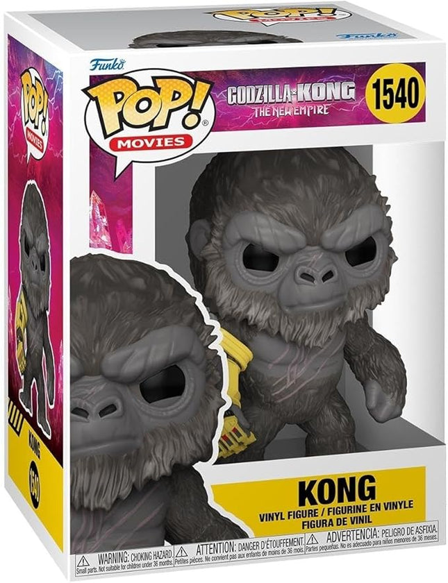 Funko POP! Movies: Godzilla X Kong: The New Empire - Kong - Godzilla Vs Kong - Collectable Vinyl Figure - Gift Idea - Official Merchandise - for Kids & Adults - Movies Fans