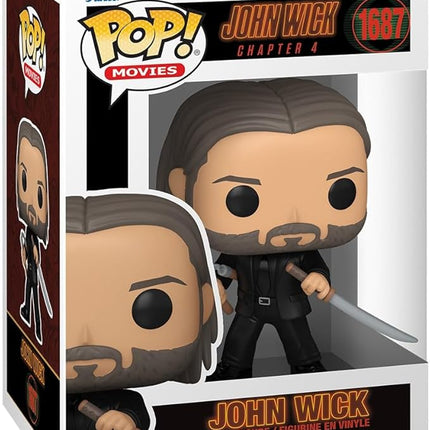 Funko POP! Movies: John Wick 4 - John Wick - Collectable Vinyl Figure - Gift Idea - Official Merchandise - for Kids & Adults - Movies Fans - Model Figure for Collectors and Display