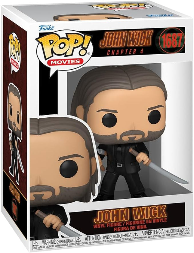 Funko POP! Movies: John Wick 4 - John Wick - Collectable Vinyl Figure - Gift Idea - Official Merchandise - for Kids & Adults - Movies Fans - Model Figure for Collectors and Display