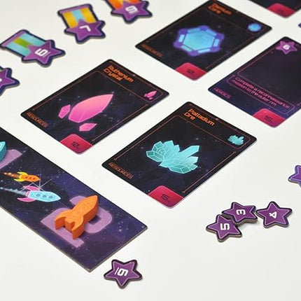 Galaxy Rush | 2 Player Strategic Card Game with Engine Building, Set Collection, Card Drafting and Racing