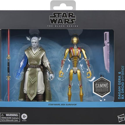STAR WARS The Black Series Dagan Gera & BX Droid (Hybrid), Jedi: Survivor Gaming Greats Collectible 6 Inch Action Figure 2-Pack (Amazon Exclusive)