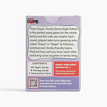 That's Dope: The Party Game for Strong Opinions • Family Game Night Edition