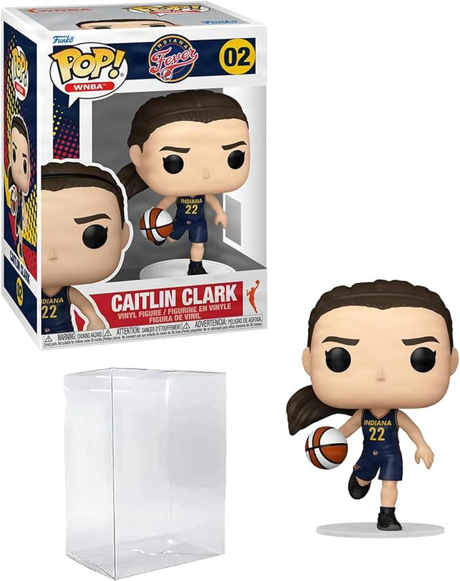 Funko Pop! #02 Caitlin Clark Vinyl Figure with Protective Case