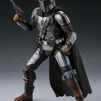 S.H. Figuarts Star Wars The Mandalorian (Din Jalin), Approx. 5.9 inches (150 mm), ABS & PVC & Cloth, Pre-painted Action Figure