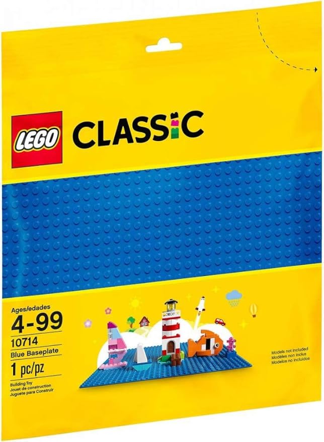 LEGO Classic Blue Baseplate 10714 Building Kit (1 Piece)