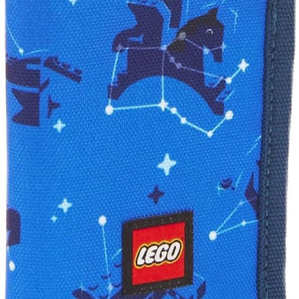 LEGO Trifold Wallet, Kids Unisex Wallet for Boys and Girls, with Clear ID Window, Card and Cash Pockets and Secure Hook and Loop Closure, Stargazer