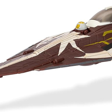 Star Wars Micro Galaxy Squadron Ahsoka Tano’s Jedi Starfighters Set - 5-Inch and 3-Inch Vehicles Two 1-Inch Micro Figure Accessories