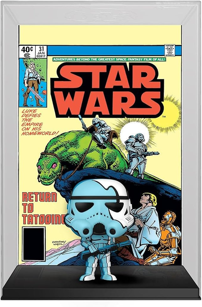Funko POP Comic Cover: Star Wars – Sandtrooper - (1977) #31 - Collectable Vinyl Figure - Gift Idea - Official Merchandise - for Kids & Adults - Movies Fans - Model Figure for Collectors and Display