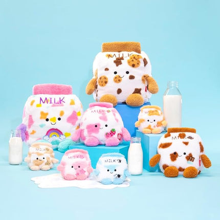 BumBumz 4.5-inch MooBumz Plush 5-Pack - Palmer Peach Milk, Charlotte Cereal Milk, Oakley Oat Milk, Maximus Milk Milk, and Sylvia Sakura Milk - from The Makers of Original Squishmallows