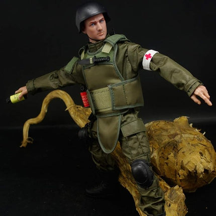 12 Inch Action Figures Military Set, 1/6 Scale Action Figures Set with Weapons and Accessories