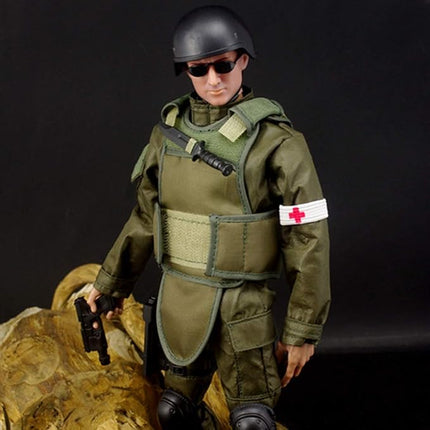12 Inch Action Figures Military Set, 1/6 Scale Action Figures Set with Weapons and Accessories