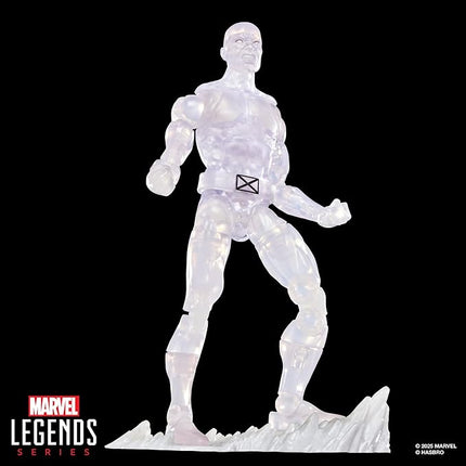 Marvel Legends Series Secret Wars Ice Man, X-Men Retro Comics Collectible 6-Inch Action Figure with Shield