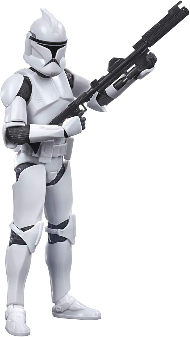 STAR WARS The Black Series Phase I Clone Trooper Toy 6-Inch Scale The Clone Wars Collectible Action Figure, Kids Ages 4 and Up,E9367