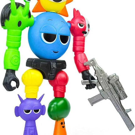 7inch Action Figures Mystery Box,Mystery Box,Sprunky Toys Collection Decoration Set, Sprunkies Toys for Collectible Figurine Gifts Both Play and Display (STL-8)