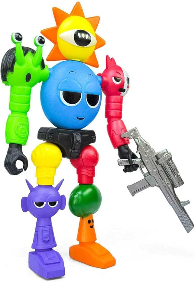 7inch Action Figures Mystery Box,Mystery Box,Sprunky Toys Collection Decoration Set, Sprunkies Toys for Collectible Figurine Gifts Both Play and Display (STL-8)