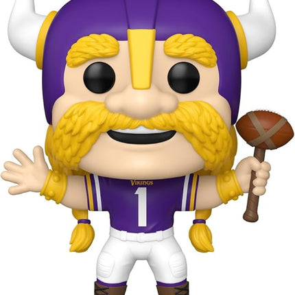 Funko Pop! NFL Mascots: Vikings - Viktor - NHL Mascots and Marks - Collectable Vinyl Figure - Gift Idea - Official Merchandise - Toys for Kids & Adults - Sports Fans - Model Figure for Collectors