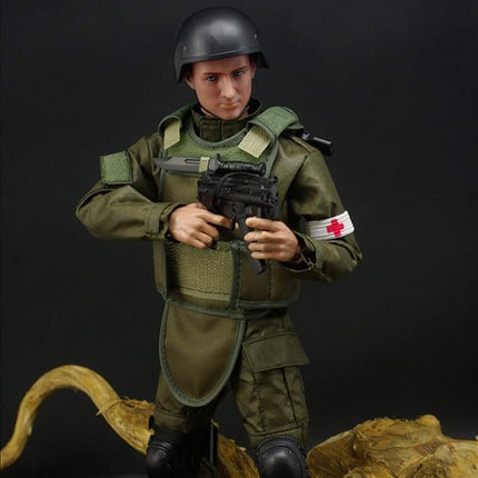 12 Inch Action Figures Military Set, 1/6 Scale Action Figures Set with Weapons and Accessories