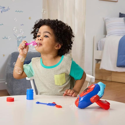 Spidey and his Amazing Friends Marvel Water-Webs Electronic Bubble Slinger, Super Hero Role Play Toys for Kids, Ages 3+
