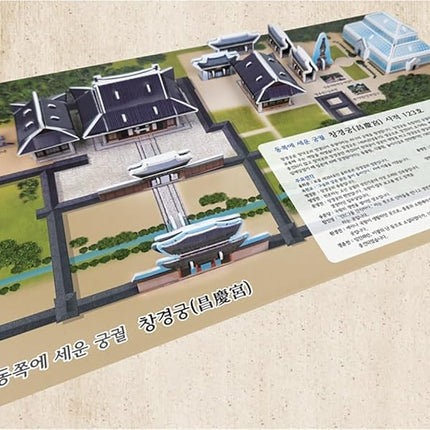 3D Puzzle Set of Korean Cultural Heritage - Easy Assembly, No Tools Needed - Decorative Models of Korean Landmarks (Set 5)