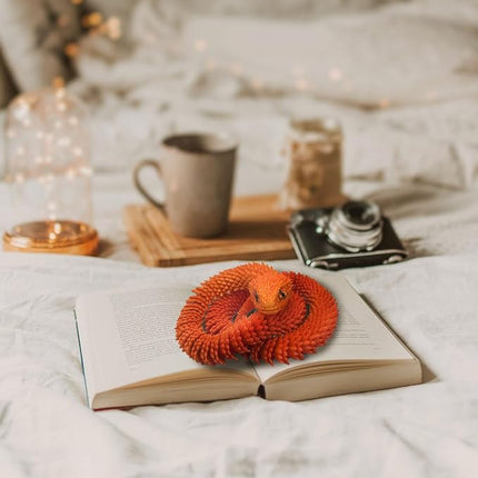 12in 3D Printed Snake Toys, Flexible 3D Printed Animal, Fidget ADHD Snake Toys, Perfect Desk Pet for Animal Collectors