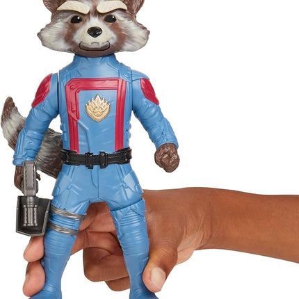 Marvel Studios’ Guardians of The Galaxy Vol. 3 Rocket Action Figure, Super Hero Toys for Kids Ages 4 and Up, 8-Inch-Scale Action Figure