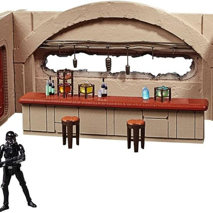 STAR WARS The Vintage Collection The Mandalorian Nevarro Cantina Playset, Imperial Death Trooper (Nevarro) Action Figure, (F3902)