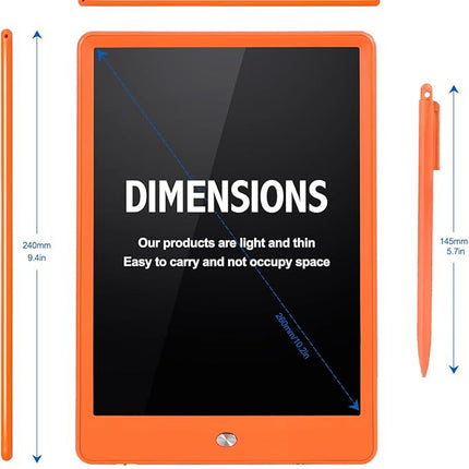 EooCoo Toys for Ages 3-7, Drawing Pad for Kids, 10 Inch LCD Writing Tablet, No Mess Coloring Books for Kids, Travel Games Girls Gifts, Educational Toys for 3 4 5 6 7 Years Old Girls