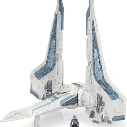 Star Wars Micro Galaxy Squadron Bo-Katan’s Gauntlet Fighter (Armada Edition) - 5-inch Vehicle with Rotating Wings and 1-Inch Micro Figure Accessory